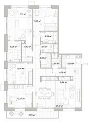 4-BD Apartment Sale, 130.59平方米 at Mys, derevnya Likino, Odintsovskiy Urban District, Moscow Region, Russia #2 4-BD Apartment Sale, 130.59平方米 at Mys, derevnya Likino, Odintsovskiy Urban District, Moscow Region, Russia #2
