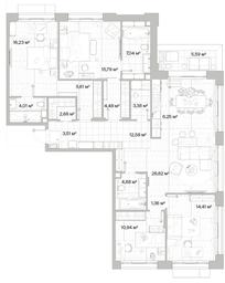 4-BD Apartment Sale, 141.65平方米 at Mys, derevnya Likino, Odintsovskiy Urban District, Moscow Region, Russia #2 4-BD Apartment Sale, 141.65平方米 at Mys, derevnya Likino, Odintsovskiy Urban District, Moscow Region, Russia #2