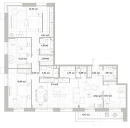 4-BD Apartment Sale, 149.75平方米 at Mys, derevnya Likino, Odintsovskiy Urban District, Moscow Region, Russia #3 4-BD Apartment Sale, 149.75平方米 at Mys, derevnya Likino, Odintsovskiy Urban District, Moscow Region, Russia #3