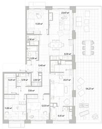 4-BD Apartment Sale, 137.29平方米 at Mys, derevnya Likino, Odintsovskiy Urban District, Moscow Region, Russia #3 4-BD Apartment Sale, 137.29平方米 at Mys, derevnya Likino, Odintsovskiy Urban District, Moscow Region, Russia #3