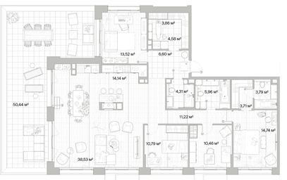 4-BD Apartment Sale, 161.34平方米 at Mys, derevnya Likino, Odintsovskiy Urban District, Moscow Region, Russia #3 4-BD Apartment Sale, 161.34平方米 at Mys, derevnya Likino, Odintsovskiy Urban District, Moscow Region, Russia #3