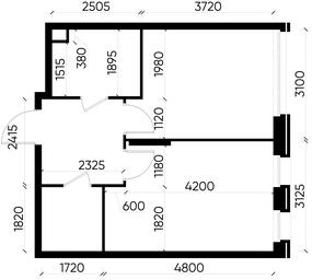 Apartment Sale, 39.4平方米 at Peredelkino Blizhnee, Korneya Chukovskogo Street, 1, Vnukovskoye Settlement, Moscow, Russia #4