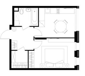 Apartment Sale, 39.4平方米 at Peredelkino Blizhnee, Korneya Chukovskogo Street, 1, Vnukovskoye Settlement, Moscow, Russia #2