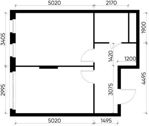 Apartment Sale, 44.6 sq. m. at Peredelkino Blizhnee, Korneya Chukovskogo Street, 1, Vnukovskoye Settlement, Moscow, Russia #4
