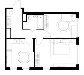 2-BD Apartment Sale, 56.8 sq. m. at Peredelkino Blizhnee, Korneya Chukovskogo Street, 1, Vnukovskoye Settlement, Moscow, Russia #2