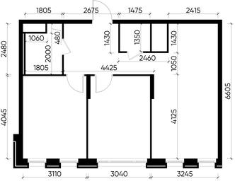 2-BD Apartment Sale, 59.2 sq. m. at Peredelkino Blizhnee, Korneya Chukovskogo Street, 1, Vnukovskoye Settlement, Moscow, Russia #4