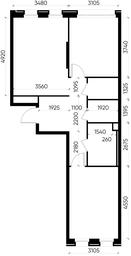 2-BD Apartment Sale, 63.1 sq. m. at Peredelkino Blizhnee, Korneya Chukovskogo Street, 1, Vnukovskoye Settlement, Moscow, Russia #4