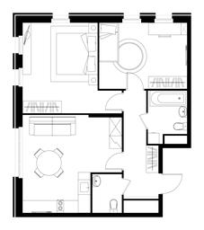 3-BD Apartment Sale, 64.8 sq. m. at Peredelkino Blizhnee, Korneya Chukovskogo Street, 1, Vnukovskoye Settlement, Moscow, Russia #2 3-BD Apartment Sale, 64.8 sq. m. at Peredelkino Blizhnee, Korneya Chukovskogo Street, 1, Vnukovskoye Settlement, Moscow, Russia #2
