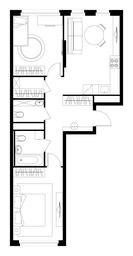 2-BD Apartment Sale, 62.3 sq. m. at Peredelkino Blizhnee, Korneya Chukovskogo Street, 1, Vnukovskoye Settlement, Moscow, Russia #2 2-BD Apartment Sale, 62.3 sq. m. at Peredelkino Blizhnee, Korneya Chukovskogo Street, 1, Vnukovskoye Settlement, Moscow, Russia #2
