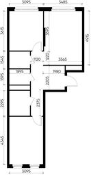 2-BD Apartment Sale, 62.5 sq. m. at Peredelkino Blizhnee, Korneya Chukovskogo Street, 1, Vnukovskoye Settlement, Moscow, Russia #4