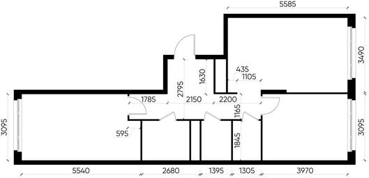 2-BD Apartment Sale, 68 sq. m. at Peredelkino Blizhnee, Korneya Chukovskogo Street, 1, Vnukovskoye Settlement, Moscow, Russia #4