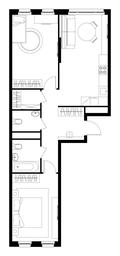 2-BD Apartment Sale, 68.8 sq. m. at Peredelkino Blizhnee, Korneya Chukovskogo Street, 1, Vnukovskoye Settlement, Moscow, Russia #2 2-BD Apartment Sale, 68.8 sq. m. at Peredelkino Blizhnee, Korneya Chukovskogo Street, 1, Vnukovskoye Settlement, Moscow, Russia #2