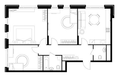 3-BD Apartment Sale, 91.6 sq. m. at Peredelkino Blizhnee, Korneya Chukovskogo Street, 1, Vnukovskoye Settlement, Moscow, Russia #2 3-BD Apartment Sale, 91.6 sq. m. at Peredelkino Blizhnee, Korneya Chukovskogo Street, 1, Vnukovskoye Settlement, Moscow, Russia #2