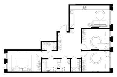 3-BD Apartment Sale, 91.6 sq. m. at Peredelkino Blizhnee, Korneya Chukovskogo Street, 1, Vnukovskoye Settlement, Moscow, Russia #2 3-BD Apartment Sale, 91.6 sq. m. at Peredelkino Blizhnee, Korneya Chukovskogo Street, 1, Vnukovskoye Settlement, Moscow, Russia #2