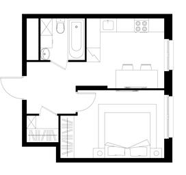 Apartment Sale, 34.4 sq. m. at Pervyi Moskovskiy, ulitsa Bianki, 1, Moskovskiy, Moscow, Russia #4