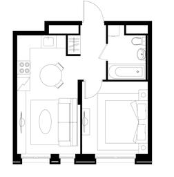 Apartment Sale, 34.7 sq. m. at Pervyi Moskovskiy, ulitsa Bianki, 1, Moskovskiy, Moscow, Russia #4