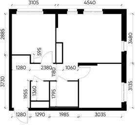 2-BD Apartment Sale, 49.8 sq. m. at Pervyi Moskovskiy, ulitsa Bianki, 1, Moskovskiy, Moscow, Russia #3