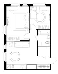 2-BD Apartment Sale, 58.4平方米 at Pervyi Moskovskiy, ulitsa Bianki, 1, Moskovskiy, Moscow, Russia #4