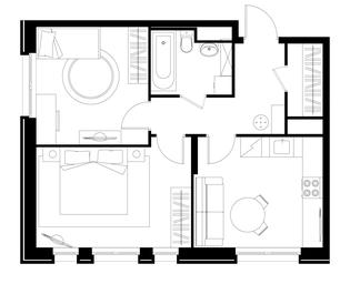 2-BD Apartment Sale, 52 sq. m. at Pervyi Moskovskiy, ulitsa Bianki, 1, Moskovskiy, Moscow, Russia #4