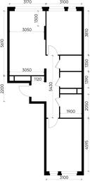 2-BD Apartment Sale, 61.8 sq. m. at Peredelkino Blizhnee, Korneya Chukovskogo Street, 1, Vnukovskoye Settlement, Moscow, Russia #3