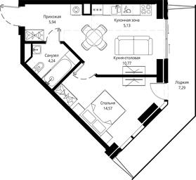 1-BD Apartment Sale, 48.42 sq. m. at Jois, 3rd Silikatny Drive, 10, Moscow, Russia #3 1-BD Apartment Sale, 48.42 sq. m. at Jois, 3rd Silikatny Drive, 10, Moscow, Russia #3