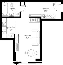 Apartment Sale, 37.46 sq. m. at Jois, 3rd Silikatny Drive, 10, Moscow, Russia #4