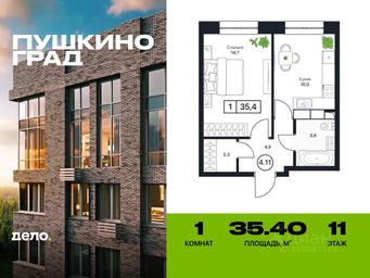 Apartment Sale, 35.4平方米 at Pushkino Grad, Polevaya ulitsa, selo Bratovshchina, Pshkinskiy Urban District, Moscow Region, Russia #2 Apartment Sale, 35.4平方米 at Pushkino Grad, Polevaya ulitsa, selo Bratovshchina, Pshkinskiy Urban District, Moscow Region, Russia #2