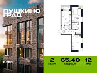 1-BD Apartment Sale, 65.4平方米 at Pushkino Grad, Polevaya ulitsa, selo Bratovshchina, Pshkinskiy Urban District, Moscow Region, Russia #3 1-BD Apartment Sale, 65.4平方米 at Pushkino Grad, Polevaya ulitsa, selo Bratovshchina, Pshkinskiy Urban District, Moscow Region, Russia #3