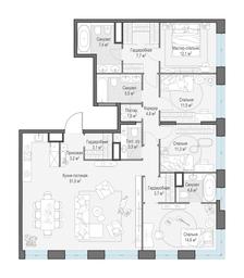 3-BD Apartment Sale, 145.1平方米 at West Garden, Minskaya Street, 1Вс1, Moscow, Russia #2 3-BD Apartment Sale, 145.1平方米 at West Garden, Minskaya Street, 1Вс1, Moscow, Russia #2