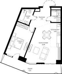 1-BD Apartment Sale, 63.68 sq. m. at Jois, 3rd Silikatny Drive, 10, Moscow, Russia #3 1-BD Apartment Sale, 63.68 sq. m. at Jois, 3rd Silikatny Drive, 10, Moscow, Russia #3