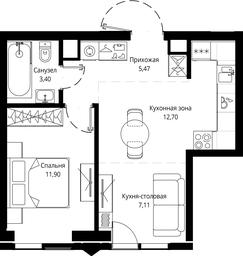 1-BD Apartment Sale, 40.63平方米 at Jois, 3rd Silikatny Drive, 10, Moscow, Russia #3 1-BD Apartment Sale, 40.63平方米 at Jois, 3rd Silikatny Drive, 10, Moscow, Russia #3
