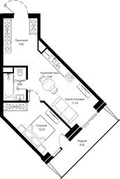1-BD Apartment Sale, 46.96 sq. m. at Jois, 3rd Silikatny Drive, 10, Moscow, Russia #2 1-BD Apartment Sale, 46.96 sq. m. at Jois, 3rd Silikatny Drive, 10, Moscow, Russia #2