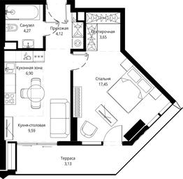 1-BD Apartment Sale, 49.74 sq. m. at Jois, 3rd Silikatny Drive, 10, Moscow, Russia #2 1-BD Apartment Sale, 49.74 sq. m. at Jois, 3rd Silikatny Drive, 10, Moscow, Russia #2