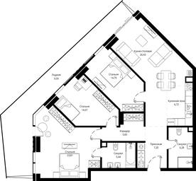 3-BD Apartment Sale, 121.62 sq. m. at Jois, 3rd Silikatny Drive, 10, Moscow, Russia #3 3-BD Apartment Sale, 121.62 sq. m. at Jois, 3rd Silikatny Drive, 10, Moscow, Russia #3
