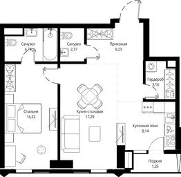 1-BD Apartment Sale, 62.3 sq. m. at Jois, 3rd Silikatny Drive, 10, Moscow, Russia #3
