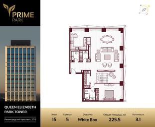 3-BD Apartment Sale, 223.7 sq. m. at Prime Park, Leningradskiy Avenue, 37, Moscow, Russia #2