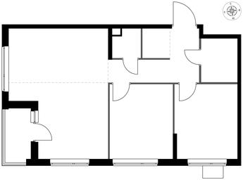 3-BD Apartment Sale, 63.3 sq. m. at 1 Izmajlovskij, Montazhnaya Street, 8с13, Moscow, Russia #4