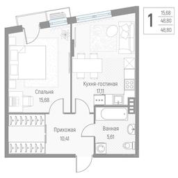 Apartment Sale, 48.6 sq. m. at Elyon, zhiloy kompleks Elyon, derevnya Kryukovo, Odintsovskiy Urban District, Moscow Region, Russia #3 Apartment Sale, 48.6 sq. m. at Elyon, zhiloy kompleks Elyon, derevnya Kryukovo, Odintsovskiy Urban District, Moscow Region, Russia #3