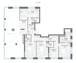 5-BD Apartment Sale, 416.9 sq. m. at Foriver, Simonovskaya Embankment, 3к1, Moscow, Russia #2 5-BD Apartment Sale, 416.9 sq. m. at Foriver, Simonovskaya Embankment, 3к1, Moscow, Russia #2