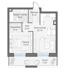 1-BD Apartment Sale, 57.6 sq. m. at Foriver, Simonovskaya Embankment, 3к1, Moscow, Russia #2