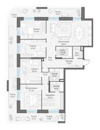 4-BD Apartment Sale, 183.5 sq. m. at Foriver, Simonovskaya Embankment, 3к1, Moscow, Russia #3