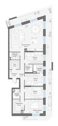 3-BD Apartment Sale, 185.9 sq. m. at Foriver, Simonovskaya Embankment, 3к1, Moscow, Russia #3