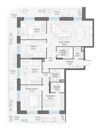 4-BD Apartment Sale, 183.2 sq. m. at Foriver, Simonovskaya Embankment, 3к1, Moscow, Russia #3 4-BD Apartment Sale, 183.2 sq. m. at Foriver, Simonovskaya Embankment, 3к1, Moscow, Russia #3