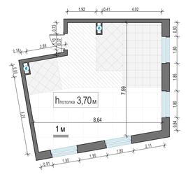 2-BD Apartment Sale, 62.2平方米 at Foriver, Simonovskaya Embankment, 3к1, Moscow, Russia #2 2-BD Apartment Sale, 62.2平方米 at Foriver, Simonovskaya Embankment, 3к1, Moscow, Russia #2