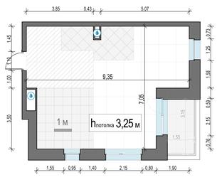 1-BD Apartment Sale, 57.9 sq. m. at Foriver, Simonovskaya Embankment, 3к1, Moscow, Russia #3
