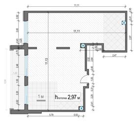 1-BD Apartment Sale, 93平方米 at Foriver, Simonovskaya Embankment, 3к1, Moscow, Russia #3
