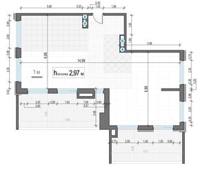 2-BD Apartment Sale, 118.2平方米 at Foriver, Simonovskaya Embankment, 3к1, Moscow, Russia #3 2-BD Apartment Sale, 118.2平方米 at Foriver, Simonovskaya Embankment, 3к1, Moscow, Russia #3