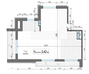 2-BD Apartment Sale, 99.2 sq. m. at Foriver, Simonovskaya Embankment, 3к1, Moscow, Russia #3 2-BD Apartment Sale, 99.2 sq. m. at Foriver, Simonovskaya Embankment, 3к1, Moscow, Russia #3