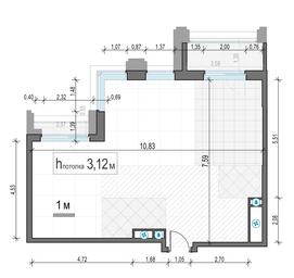 2-BD Apartment Sale, 72 sq. m. at Foriver, Simonovskaya Embankment, 3к1, Moscow, Russia #3