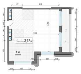 1-BD Apartment Sale, 71.7平方米 at Foriver, Simonovskaya Embankment, 3к1, Moscow, Russia #3 1-BD Apartment Sale, 71.7平方米 at Foriver, Simonovskaya Embankment, 3к1, Moscow, Russia #3